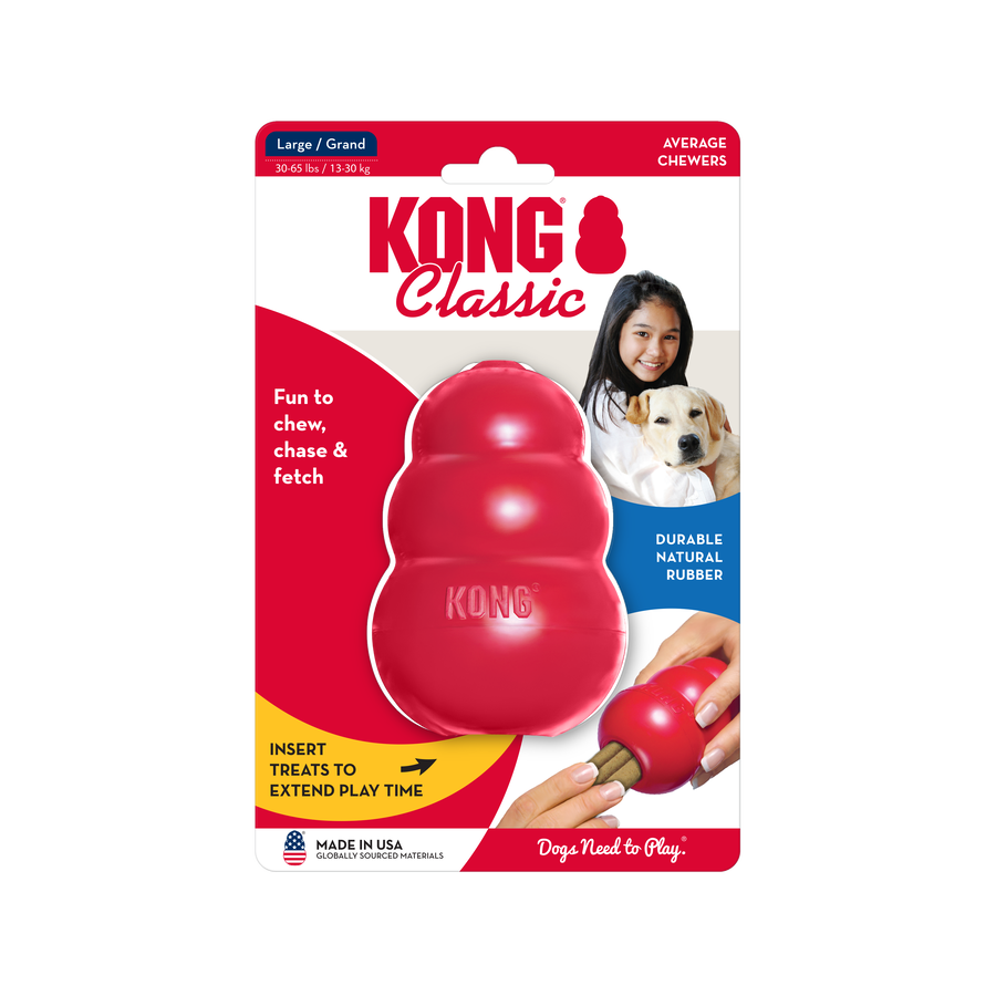 kong® classic toy from hapy pet perks